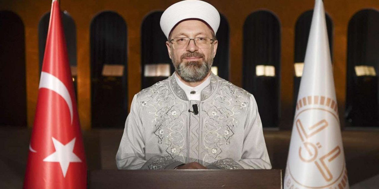 Diyanet İşleri Başkanı Erbaş'tan Berat Gecesi mesajı