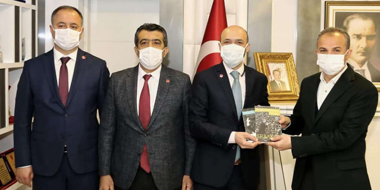 Helvacı’dan, Adıyaman Belediye başkanı Kılınç’a ziyaret