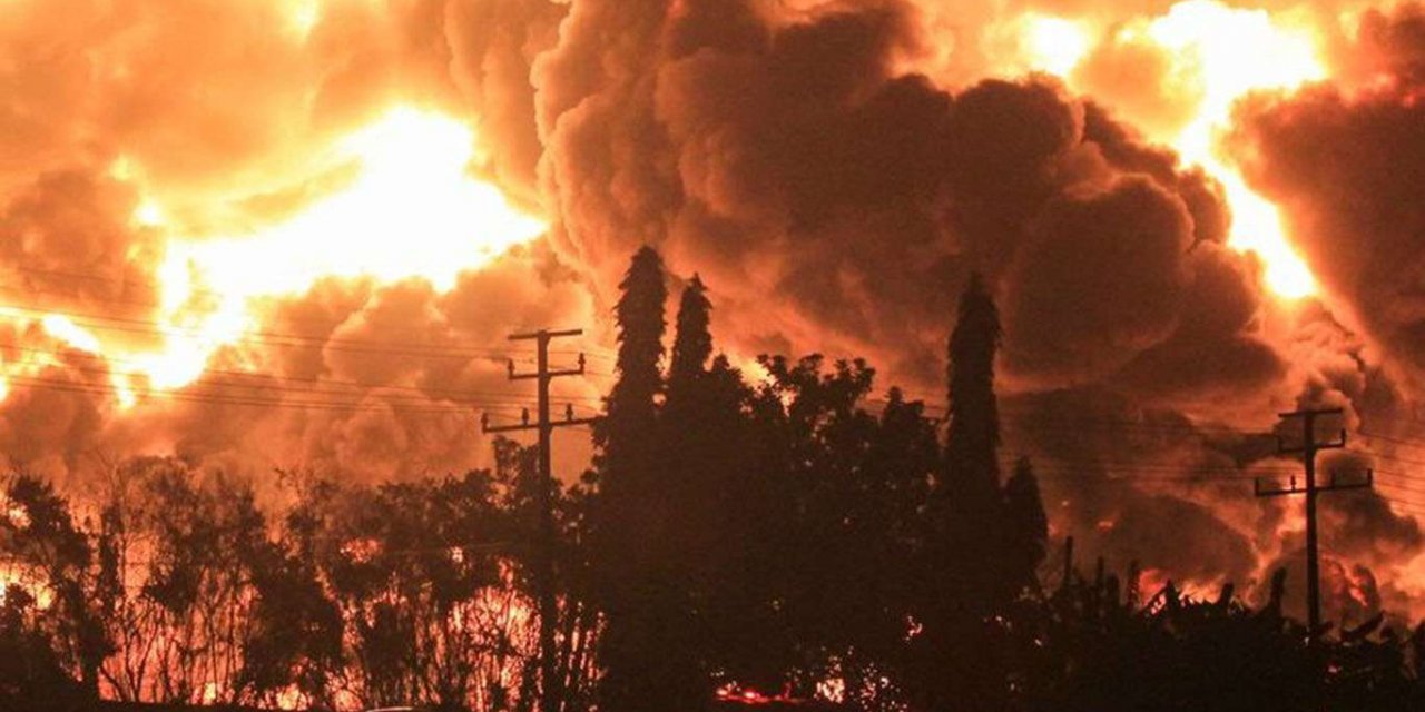 Endonezya'da petrol rafinerisinde patlama