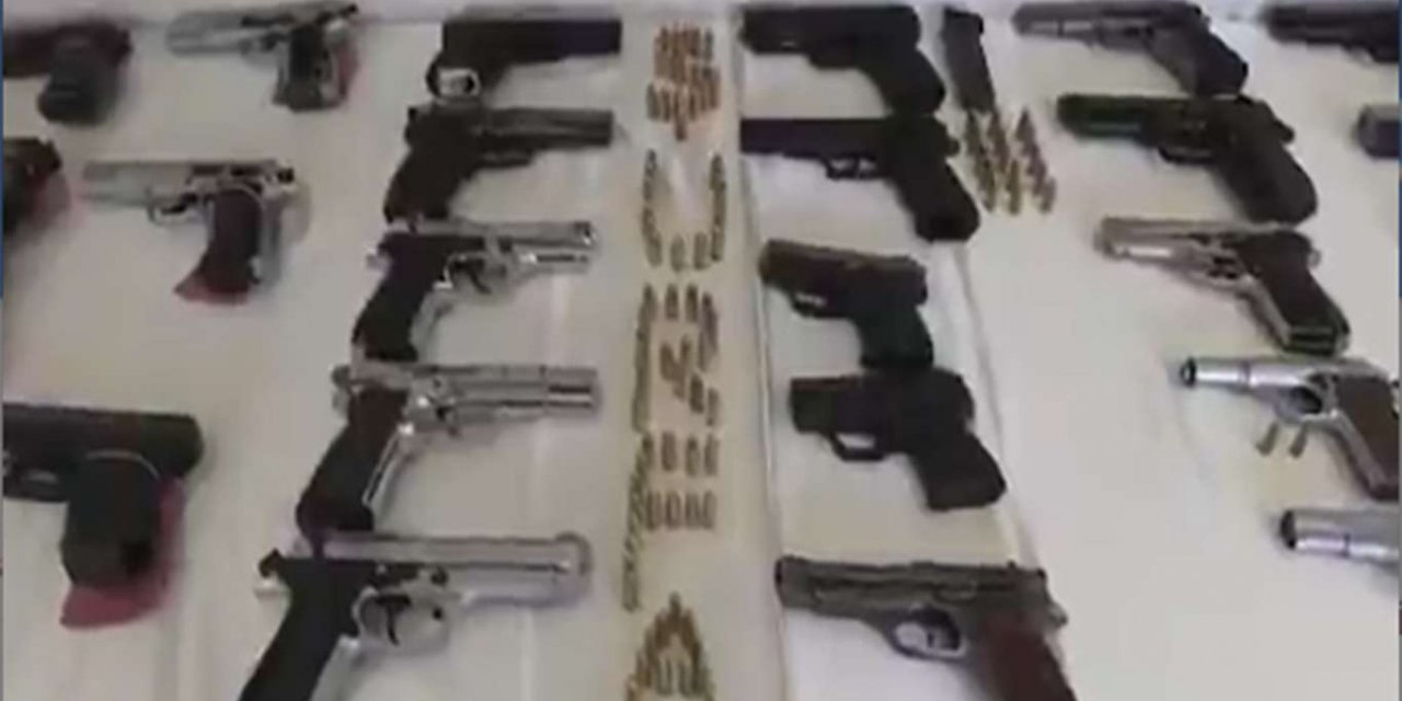 Şanlıurfa'da 40 adet tabanca ele geçirildi