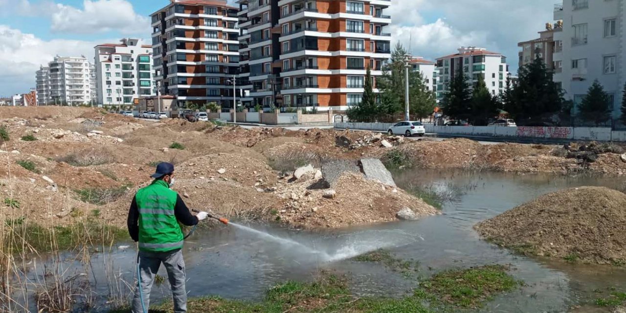Adıyaman larva ilaçlaması devam ediyor