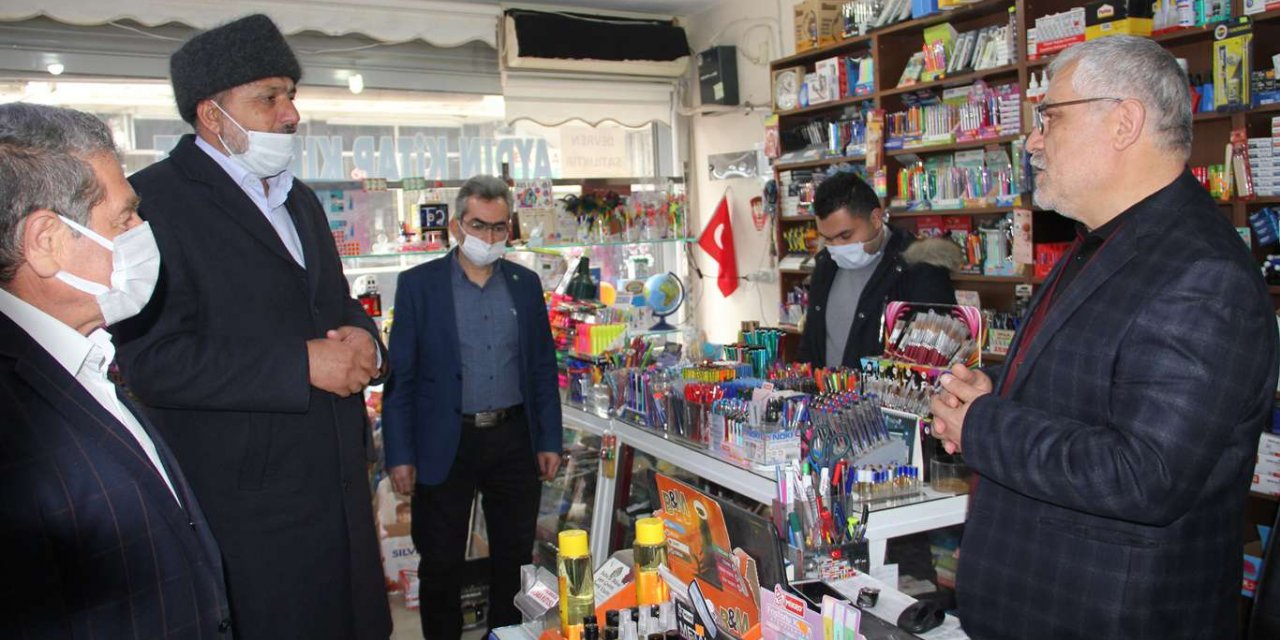 HÜDA PAR’dan Midyat ilçesinde esnaf ziyareti
