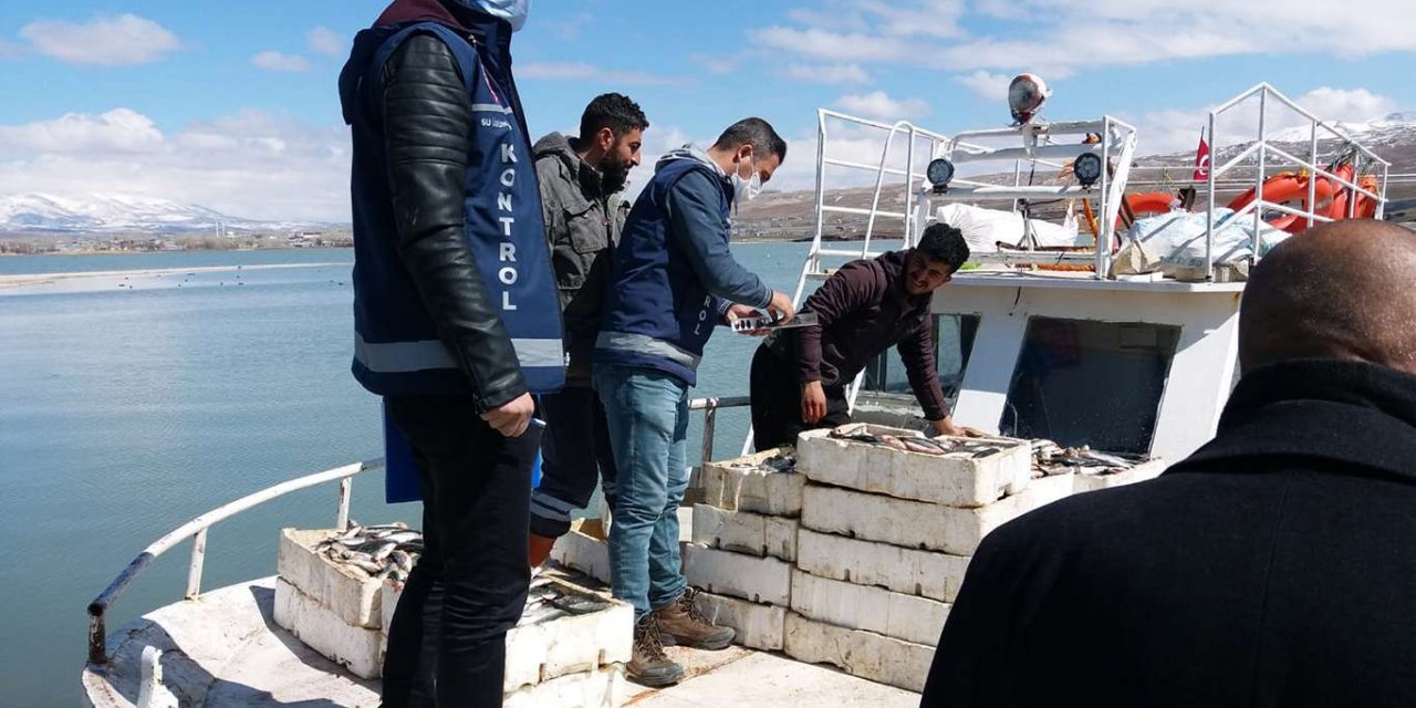 Van genelinde su ürünleri denetimleri yapıldı