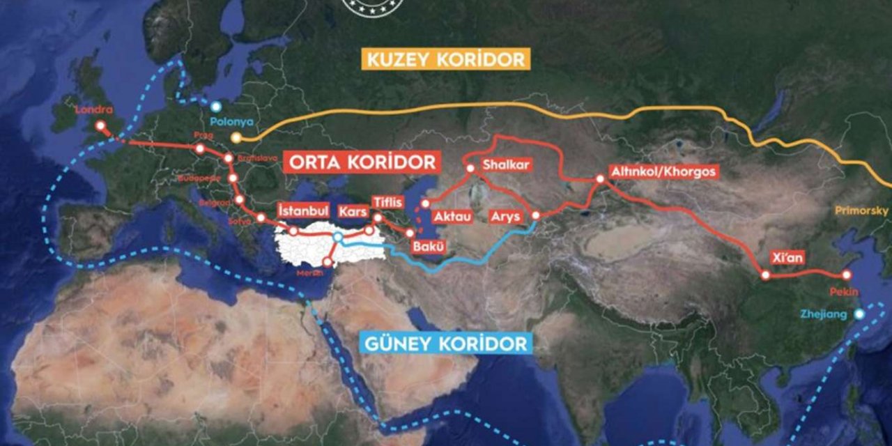 Süveyş Kanalına alternatif en uygun taşıma rotası “Orta Koridor”