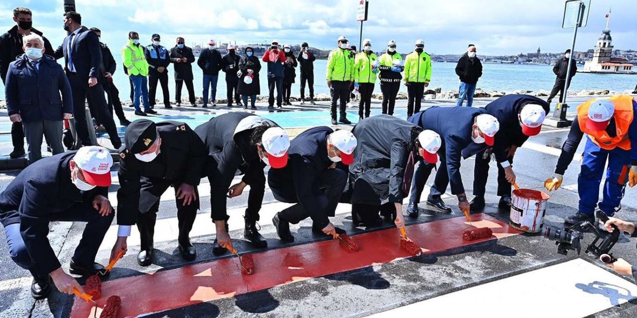 ​Trafikte "Kırmızı Çizgi" uygulaması başlatıldı