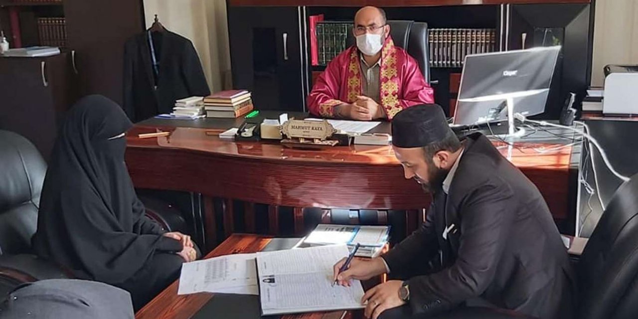 Viranşehir Müftülüğünde ilk resmi nikâh kıyıldı