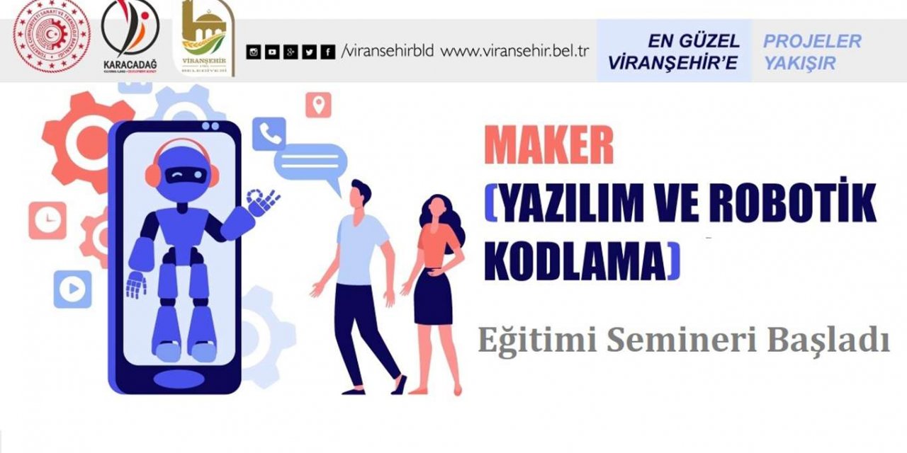 Viranşehir'de öğretmenlere robotik kodlama semineri