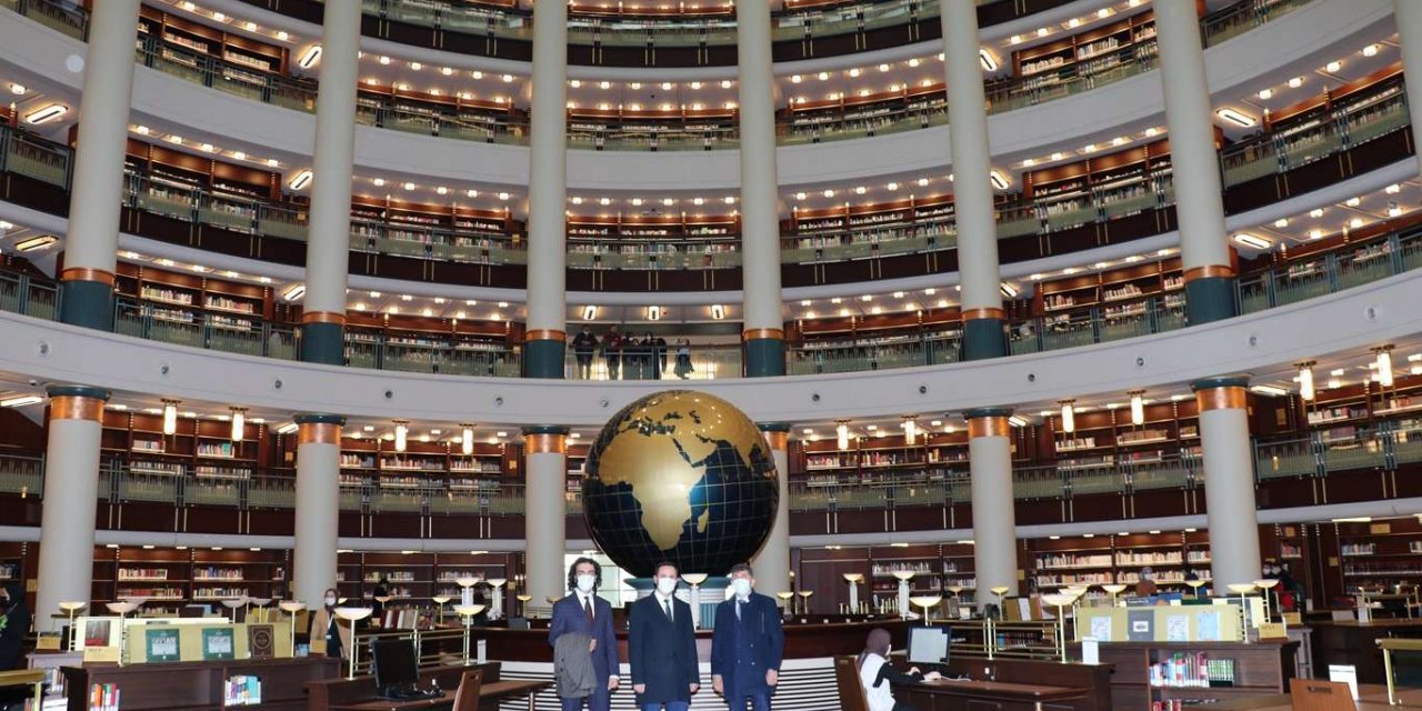 HÜDA PAR Ankara İl Başkanı'ndan Cumhurbaşkanlığı Kütüphaneler Daire Başkanı’na ziyaret