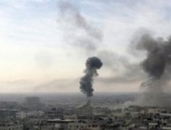 İsrail uçaklarından Gazze'ye hava saldırısı