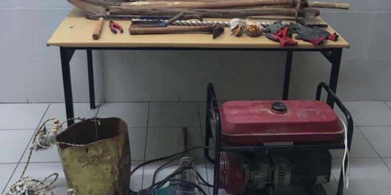 Adıyaman'da kaçak yazı yapan şahıslar suçüstü yakalandı