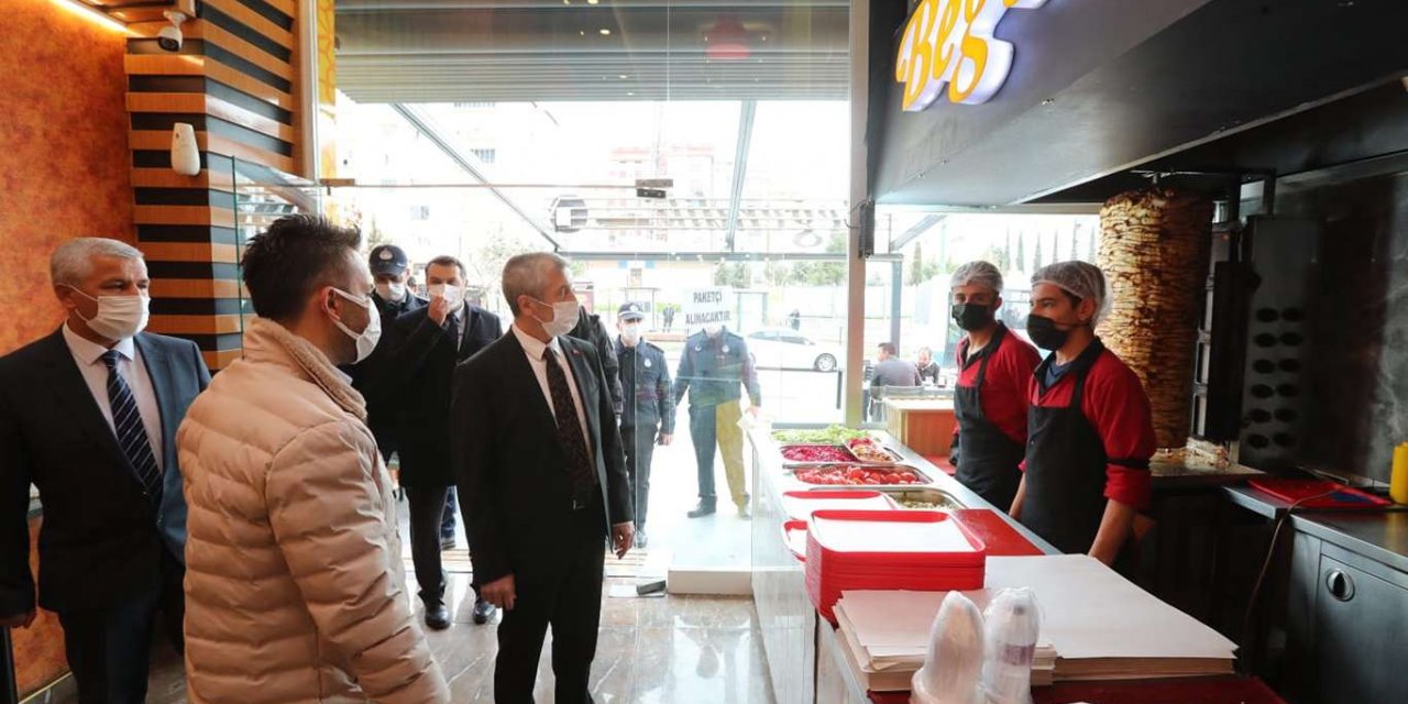 Gaziantep’te Covid-19 denetimi yapıldı