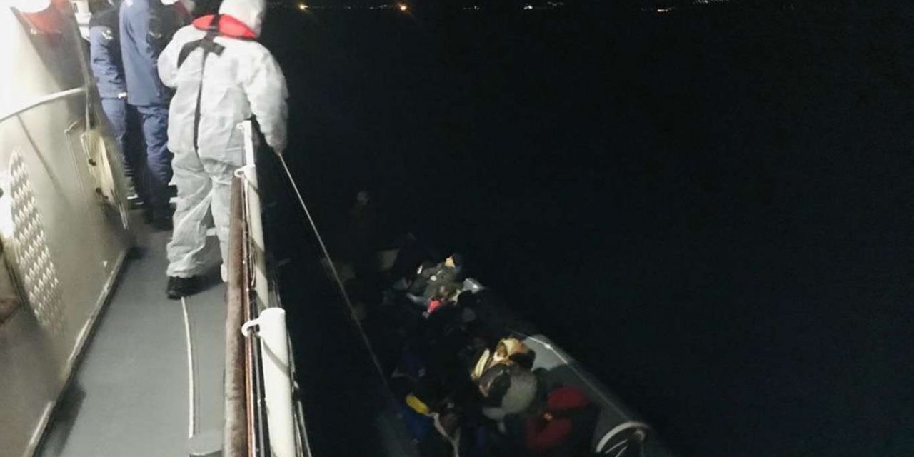 51 düzensiz göçmen kurtarıldı