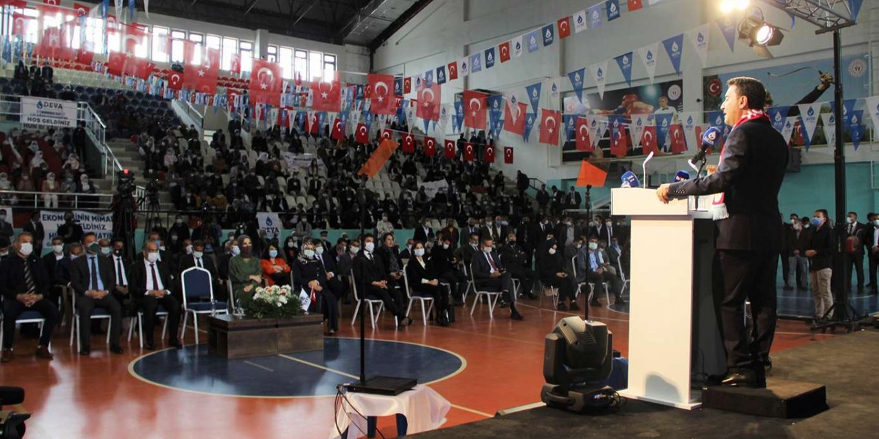 DEVA Partisi Şırnak 1'inci Olağan İl Kongresini gerçekleştirdi