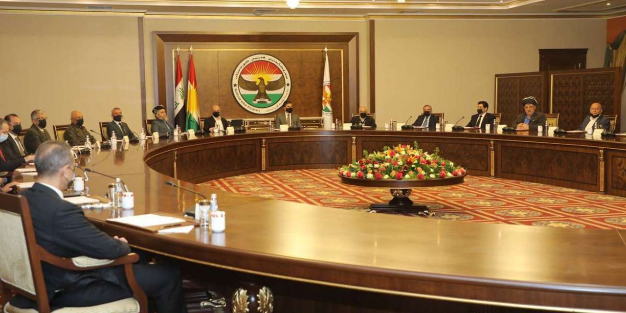 Barzani holds meeting with leaders of political parties in Kurdistan