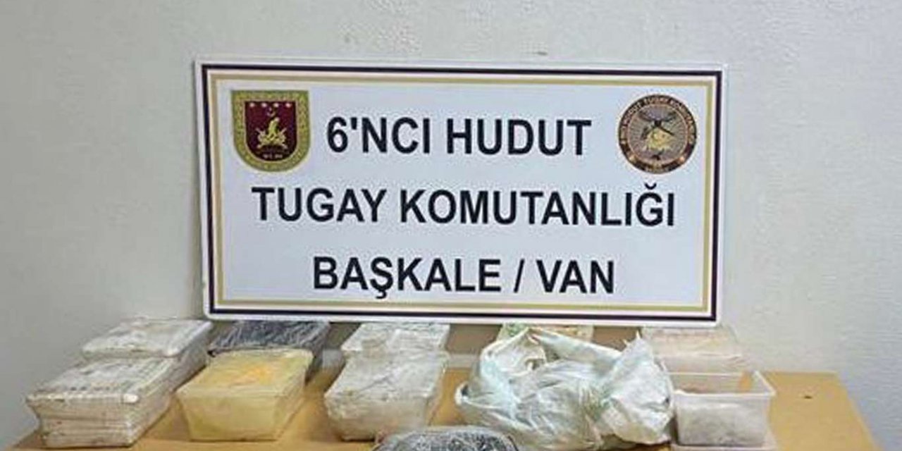 Van'da hudut hattında uyuşturucu ele geçirildi