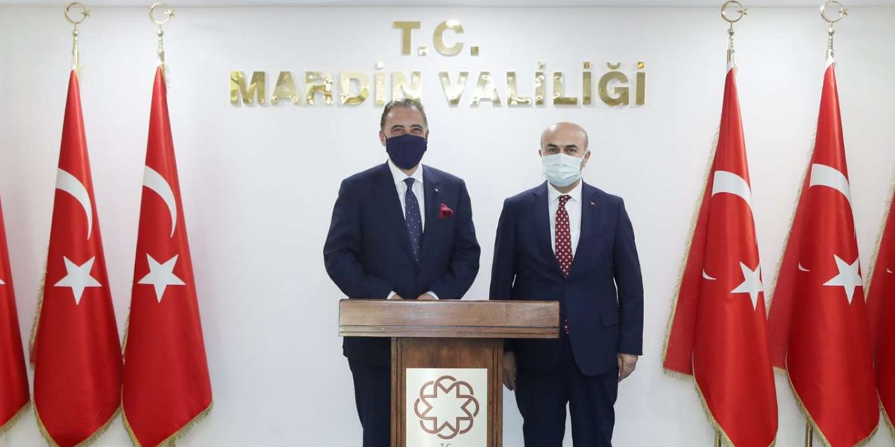 Cezayir'in Ankara Büyükelçisi Adcabi’den Mardin Valisi Demirtaş’a ziyaret