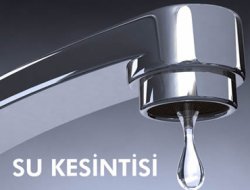 İstanbul'da su kesintisi