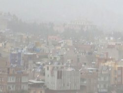 Şanlıurfa'da toz bulutu
