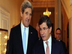 Kerry ile Davutoğlu Suriye`yi görüştü