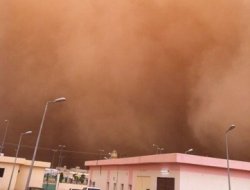 Riyad'ta yoğun toz bulutu