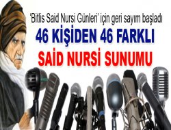 46 kişiden 46 farklı Said Nursi sunumu
