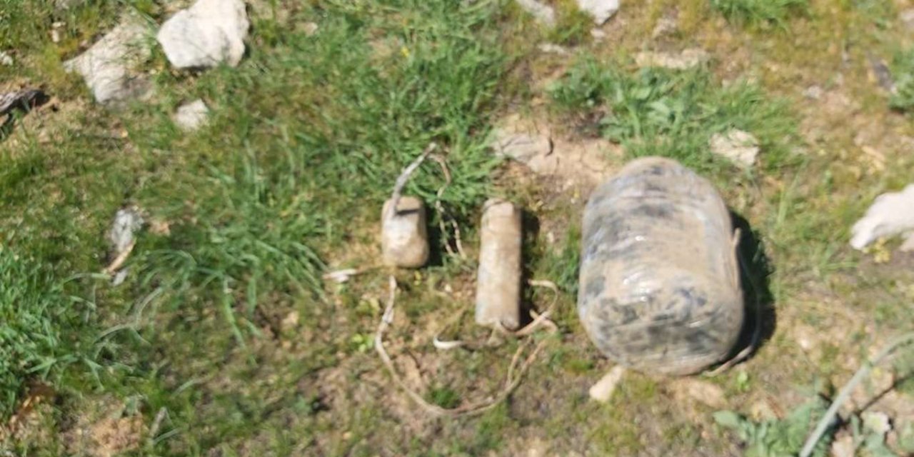 Bitlis'te el yapımı patlayıcı ile top mühimmatı bulundu