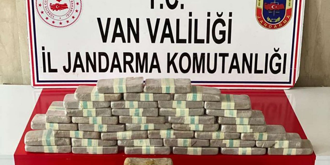 Van'da 51 kilogram eroin geçirildi