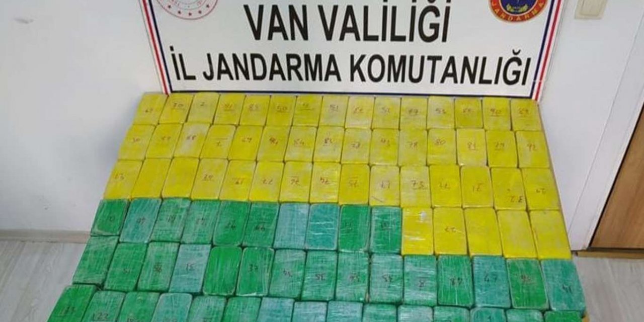 Van'da uyuşturucu operasyonu: 80 kilogram eroin ele geçirildi