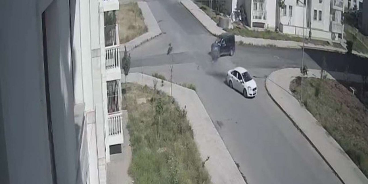 Dikatsizliğin kazaya dönüştüğü anlar güvenlik kamesarına yansıdı