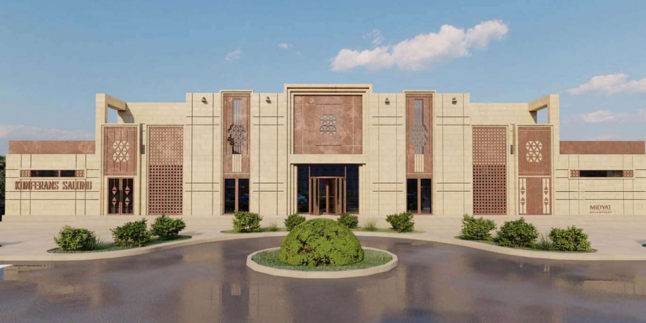Midyat’ta bin 500 kişi kapasiteli Kültür ve Kongre Merkezinin temeli atıldı