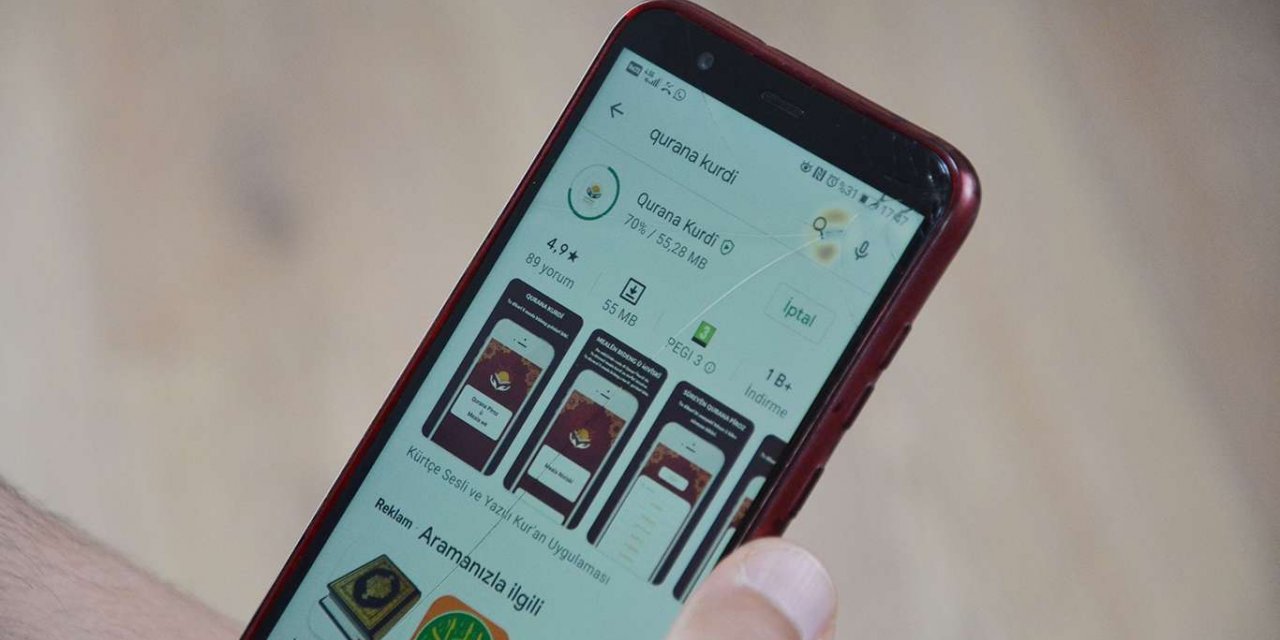 ​Kürtçe seslendirmeli meal uygulaması Android'de