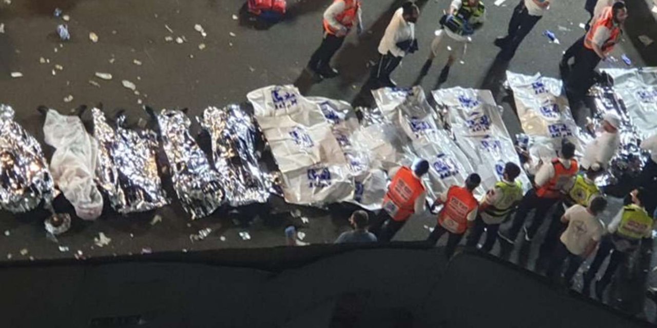 Yahudilerin "bayram" izdihamı: En az 25 ölü 100 yaralı