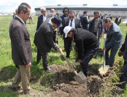 STK'lardan Üniversitede ağaç dikimi