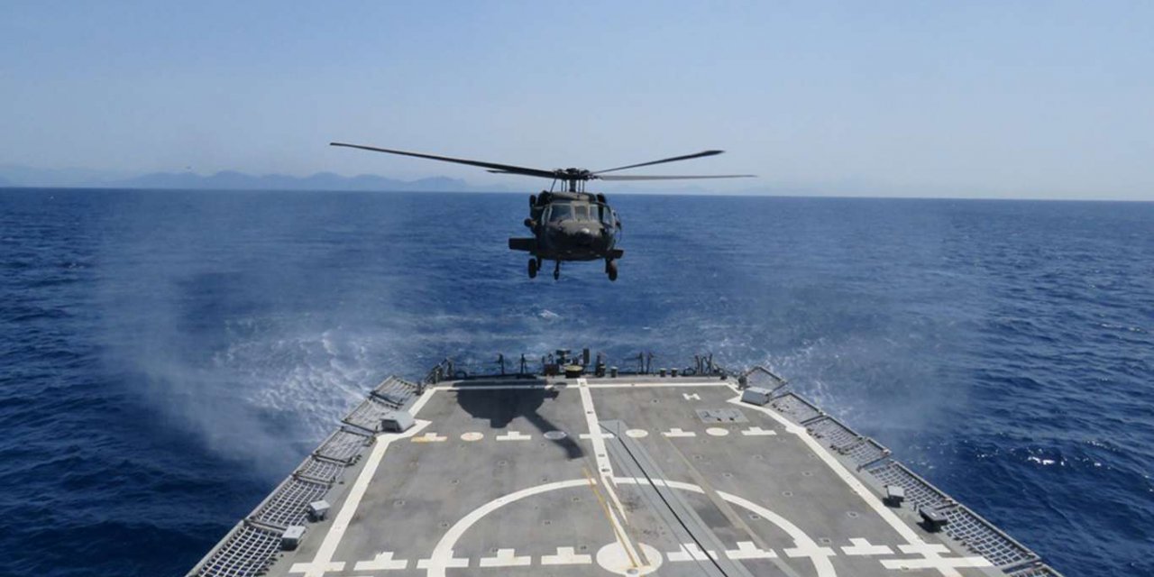 MSB'den "İniş Kalkış ve Dikey İkmal" tatbikatı