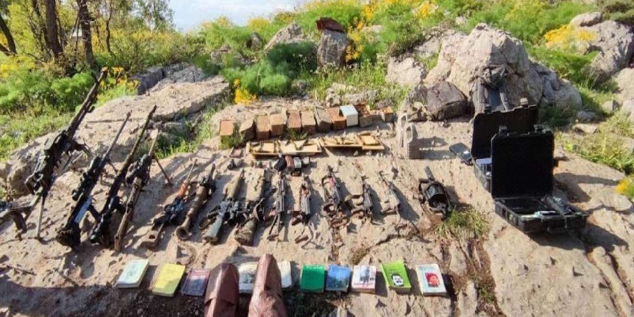 PKK mensuplarına ait mühimmat ele geçirildi