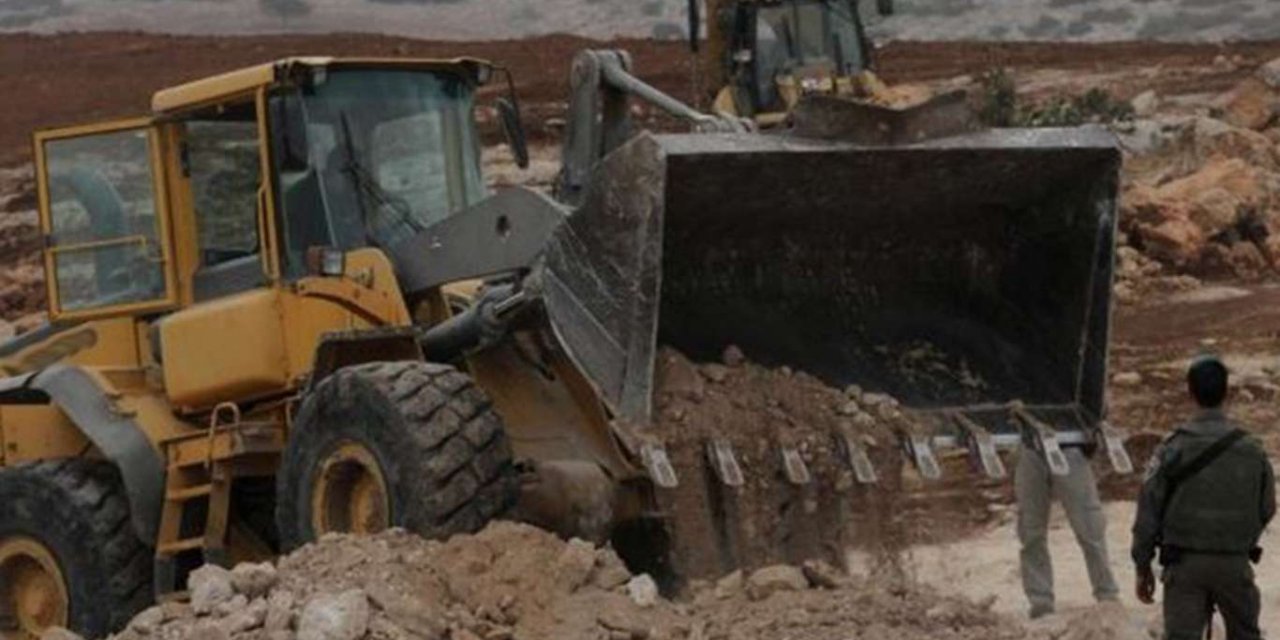 Zionist occupation forces seize land, demolishes buildings in Bethlehem