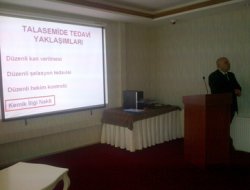 "Talasemi ciddi bir kan hastalığıdır"