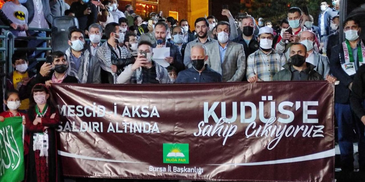 HÜDA PAR Bursa'dan Kudüs nöbeti