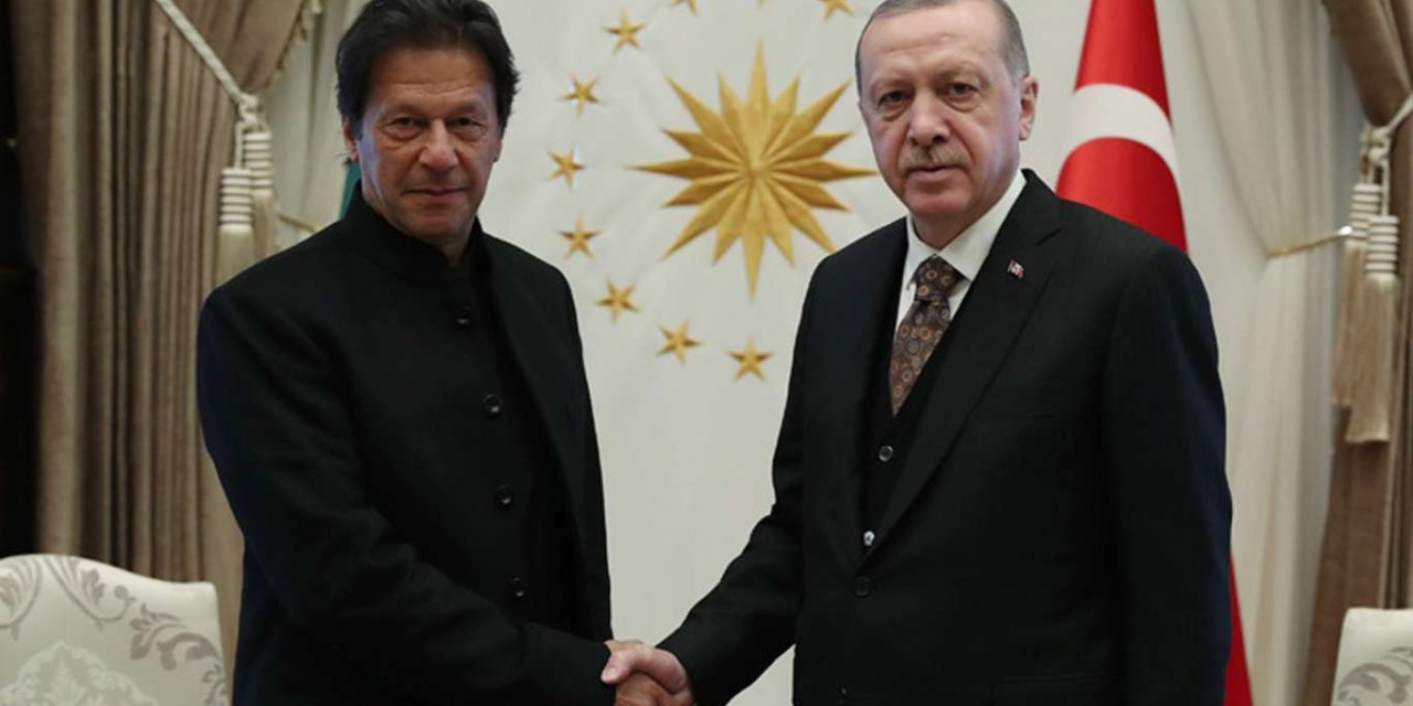 Cumhurbaşkanı Erdoğan ile Pakistan Başbakanı İmran Han Kudüs'ü görüştü