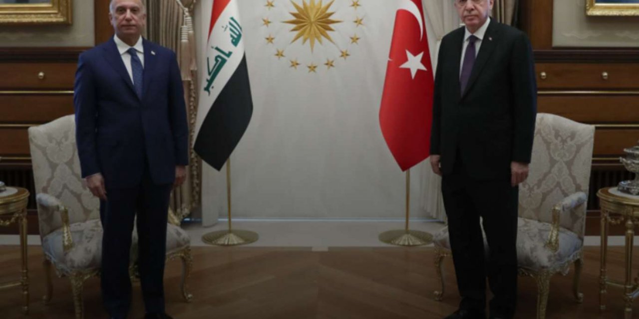 Cumhurbaşkanı Erdoğan Irak Başbakanı Kazımi ile Mescid-i Aksa ve Gazze'yi görüştü