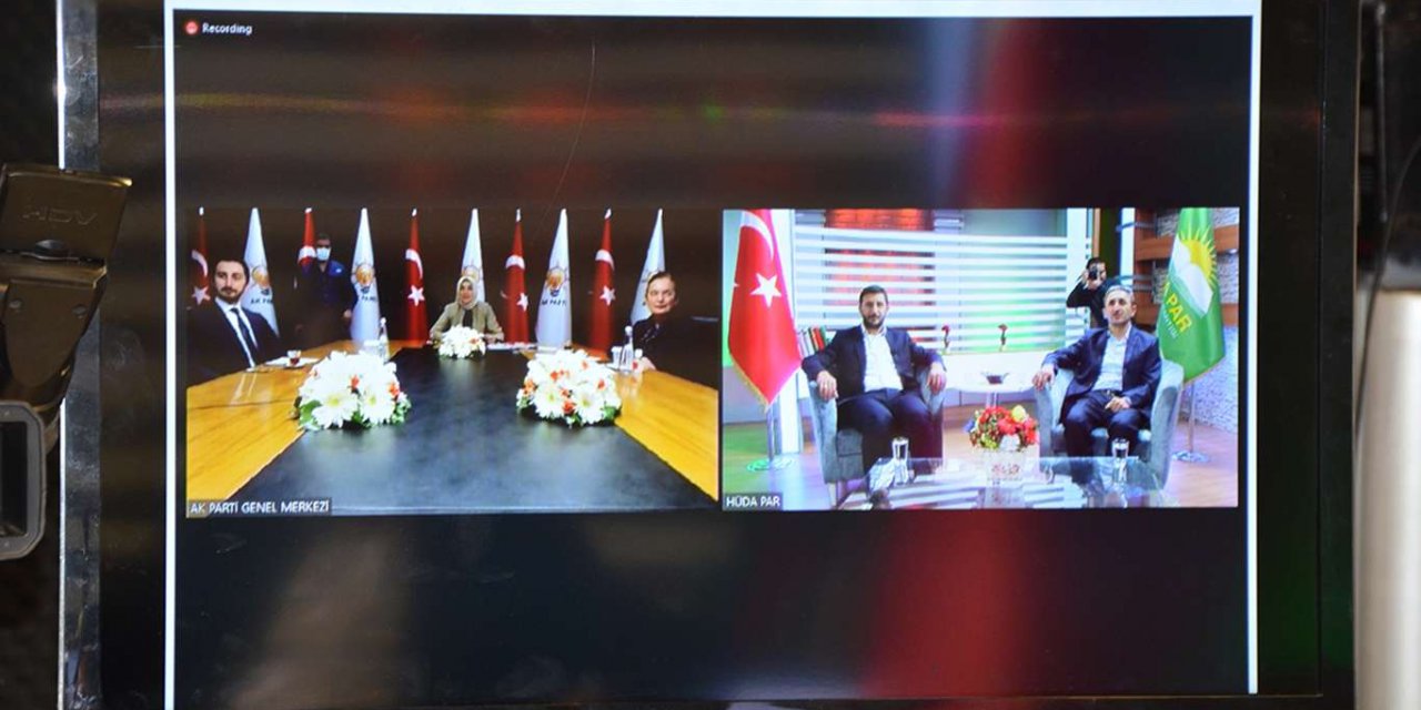 HÜDA PAR ile AK Parti video konferans aracılığıyla bayramlaştı