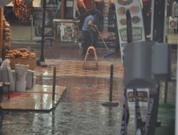 Bahar yağmuru serinletti