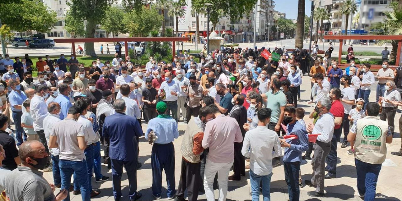 Denizli'de Filistinli şehidler için gıyabi cenaze namazı kılındı