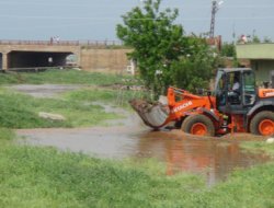 Çınar'da sağanak yağış VİDEO