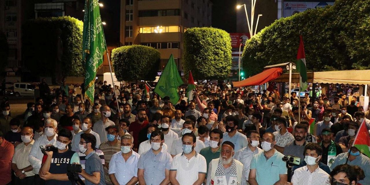 Adana Kudüs için tek yürek oldu