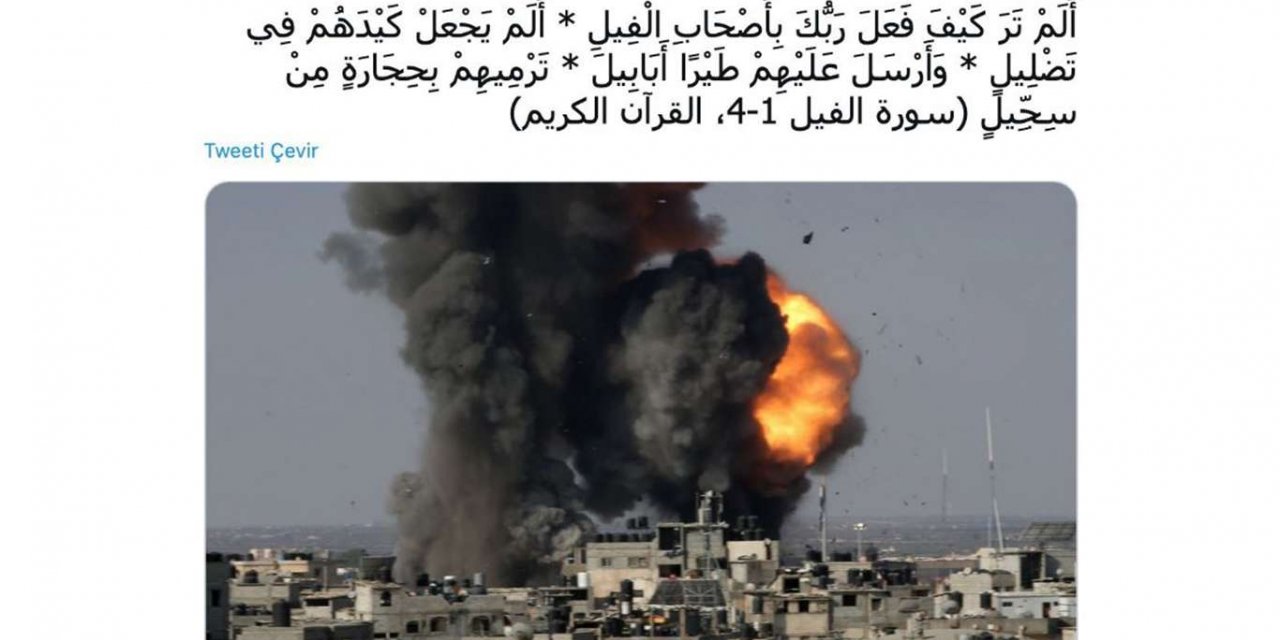 Siyonist işgalciler katliamlarına Kur'an ayetlerini alet ettiler