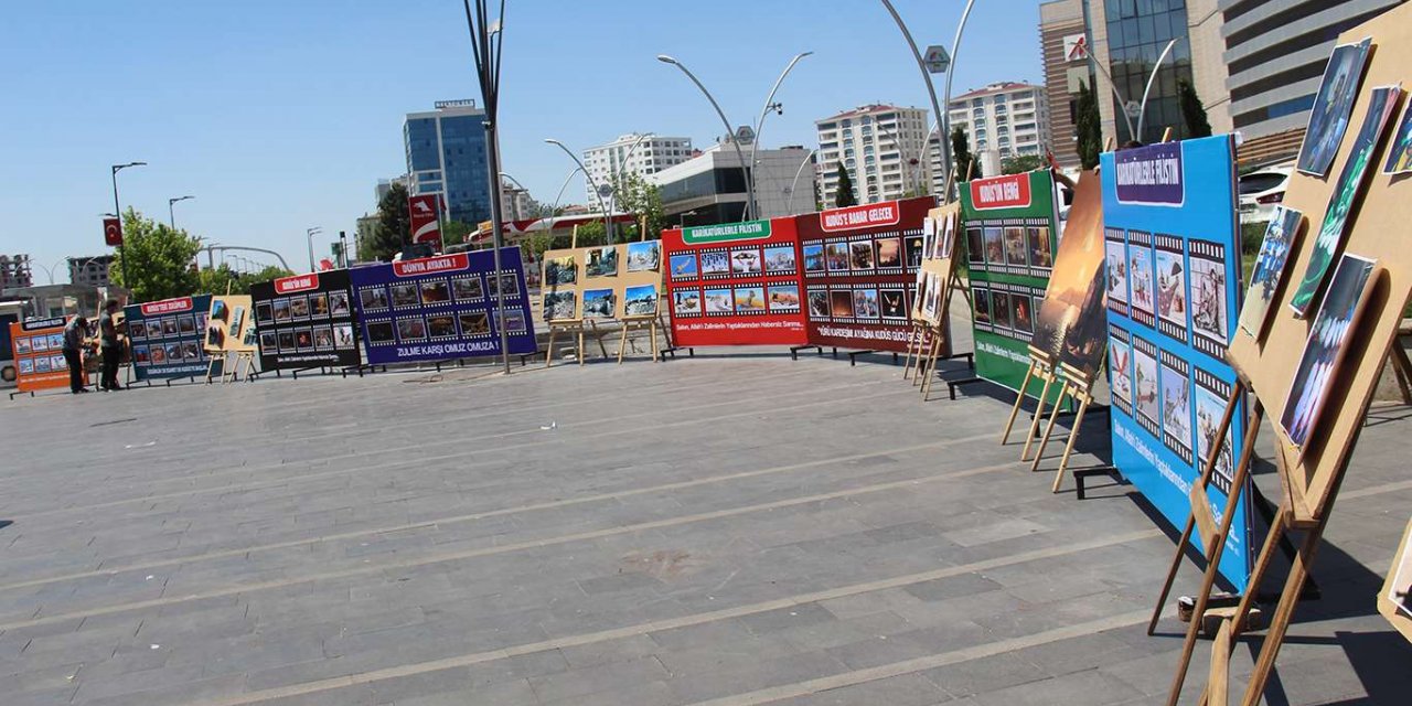 Diyarbakır'da "Kudüs’ün Rengi" konulu resim sergisi açıldı