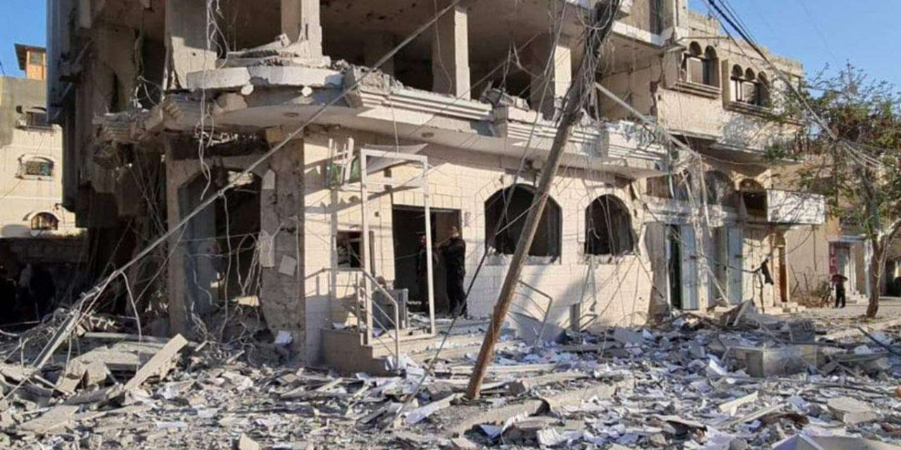 Siyonist işgal rejiminin saldırıları sonucu Gazze'de 107 bin Filistinli evinden oldu