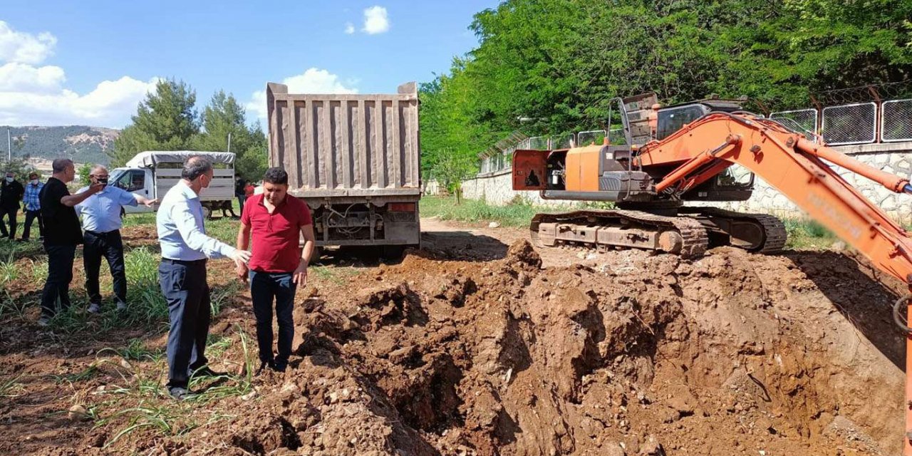 Adıyaman'da kuşaklama kanalında ilk kepçe vuruldu