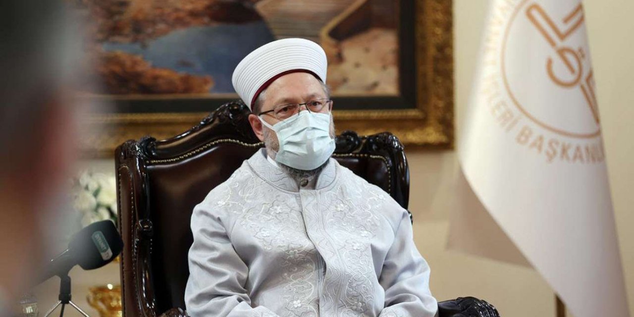 Diyanet İşleri Başkanı Erbaş: "Filistin davasını hiçbir zaman ihmal etmeden geleceğe taşıyınız"